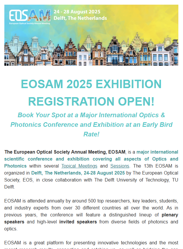 EOSAM 2025 Flyer Preview